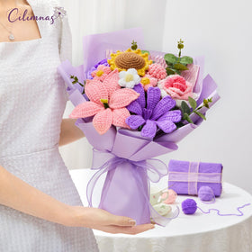 Cilimnas bouquet offers a long-lasting alternative to fresh flowers