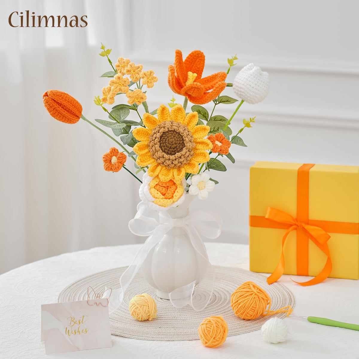Cilimnas sun-kissed motif elevates cozy spaces with warm, inviting handmade touch.