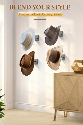 Cinati space-saving hat organizer fits entryways and bedrooms for easy display