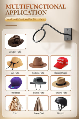 Cinati western hat storage collection neatly organizes wide-brim hats