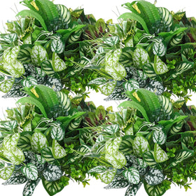 Cindeer 7-stem faux plants offer vibrant detail for shelves or tabletops
