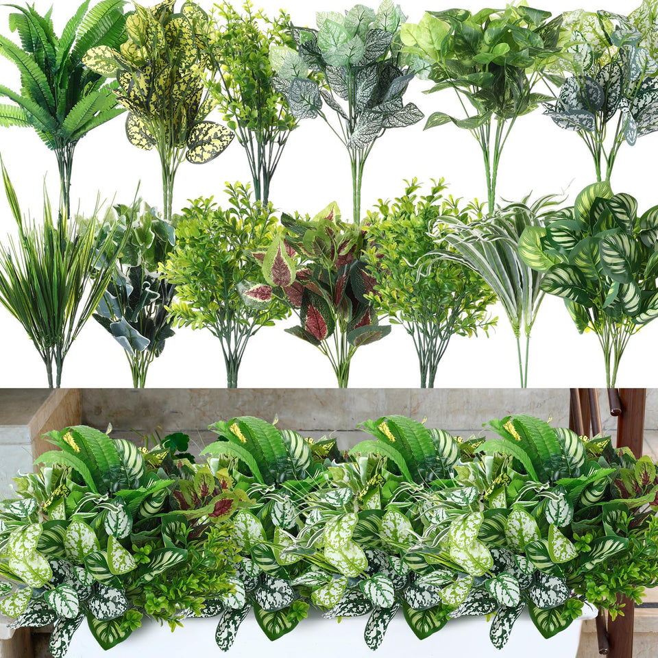 Cindeer artificial flowers outdoors 24-piece set adds lush color to porches