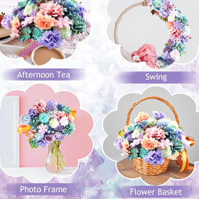 Cindeer cake decoration flower heads provide subtle toppings for desserts