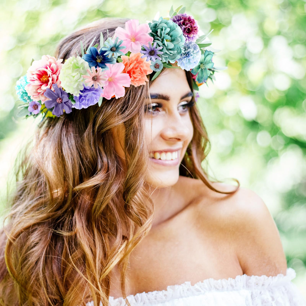 Cindeer DIY floral heads for crafts enabling sewing or scrapbooking embellishments