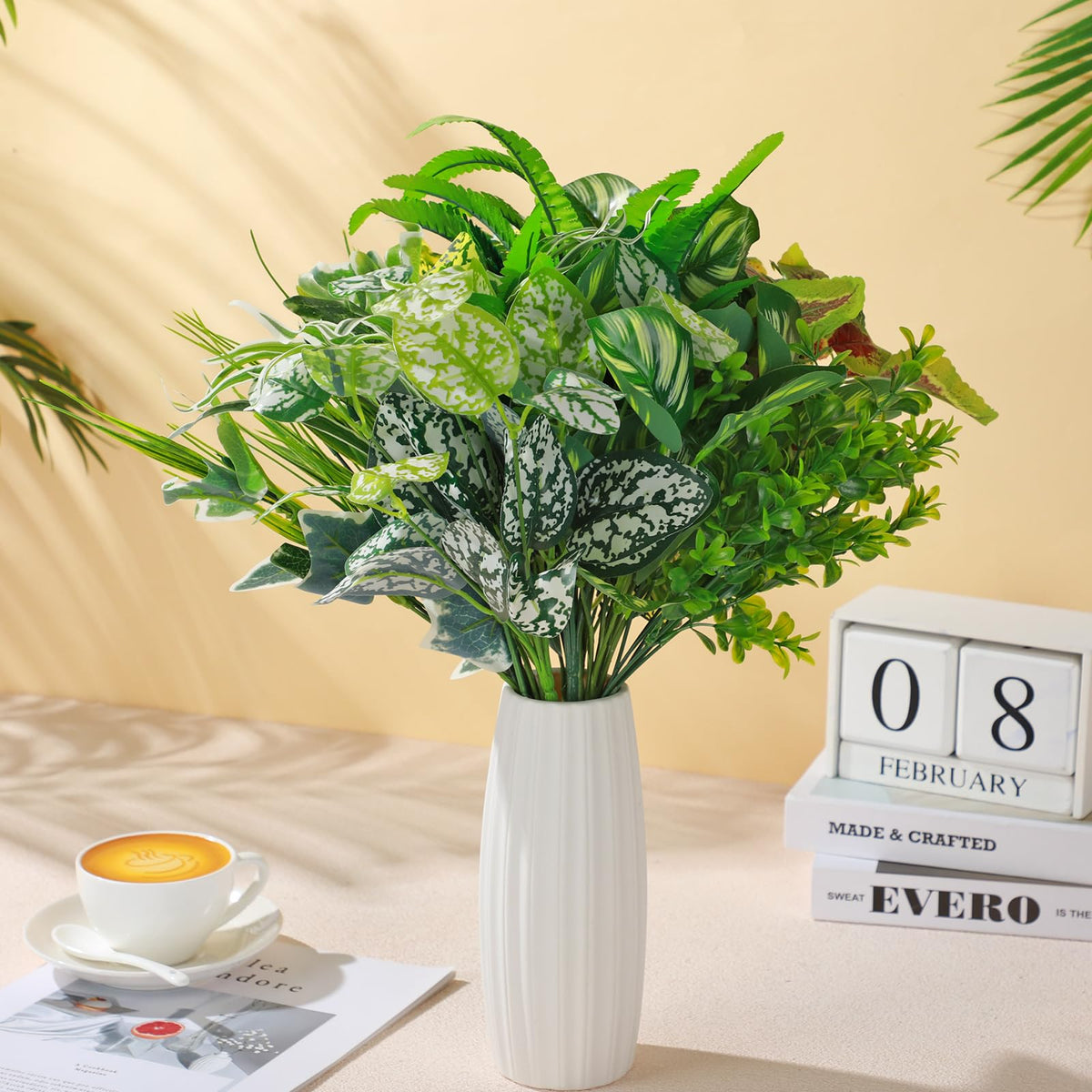 Cindeer weather-ready artificial plants resist wind and rain for garden displays