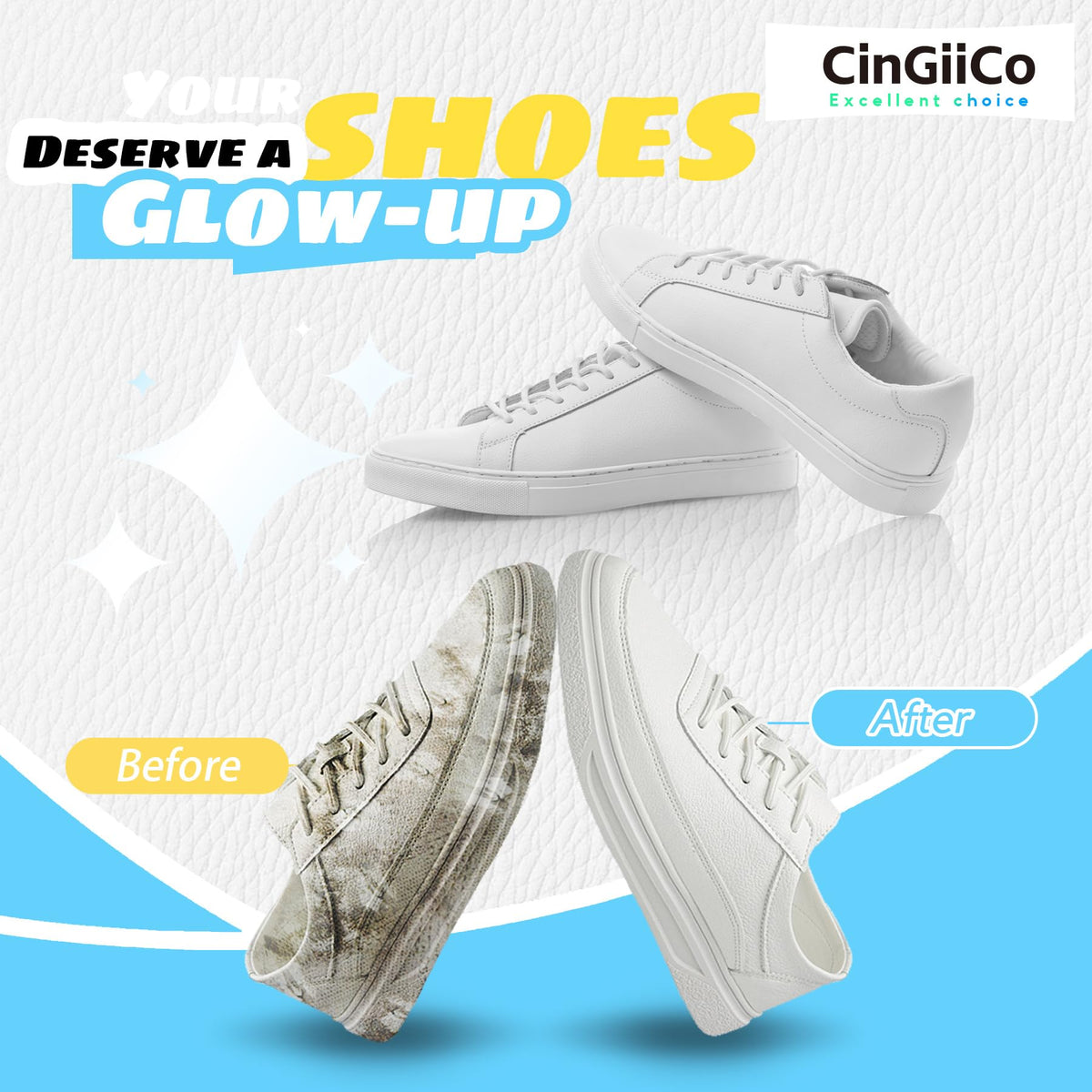 Close-up of CinGiiCo shoe bag material showing tear-resistant fabric