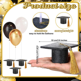 Cinnvoice balloon weight on dining table decor creates stable balloon accents.