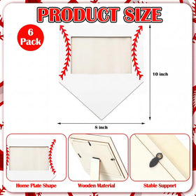 Cinnvoice baseball frame with signature pen invites autographs and personal messages.