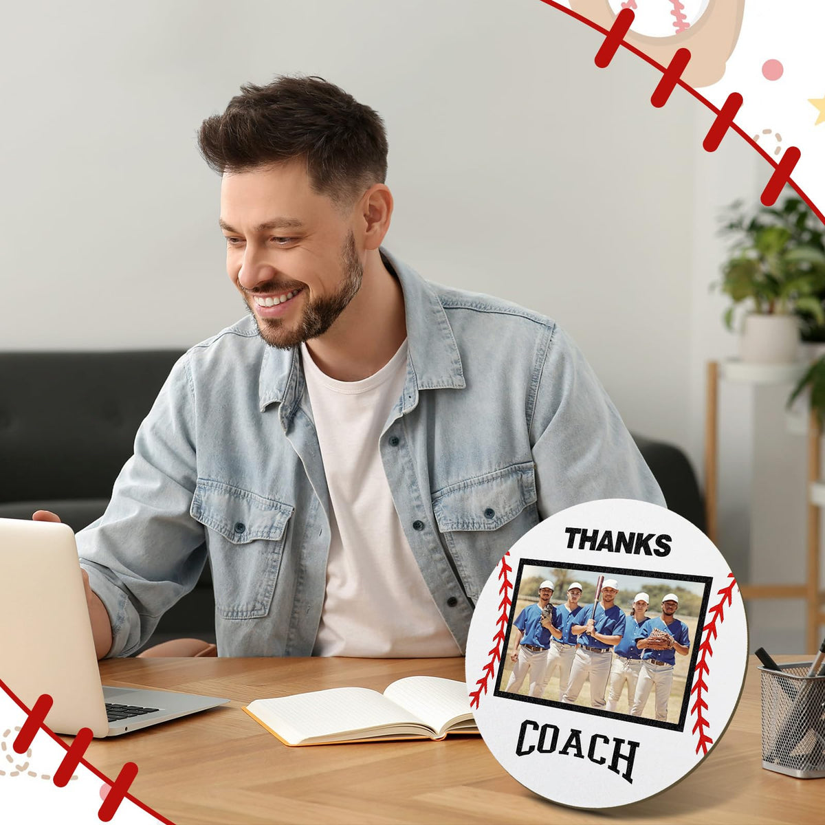 Cinnvoice 4x6 photo slot for team memories