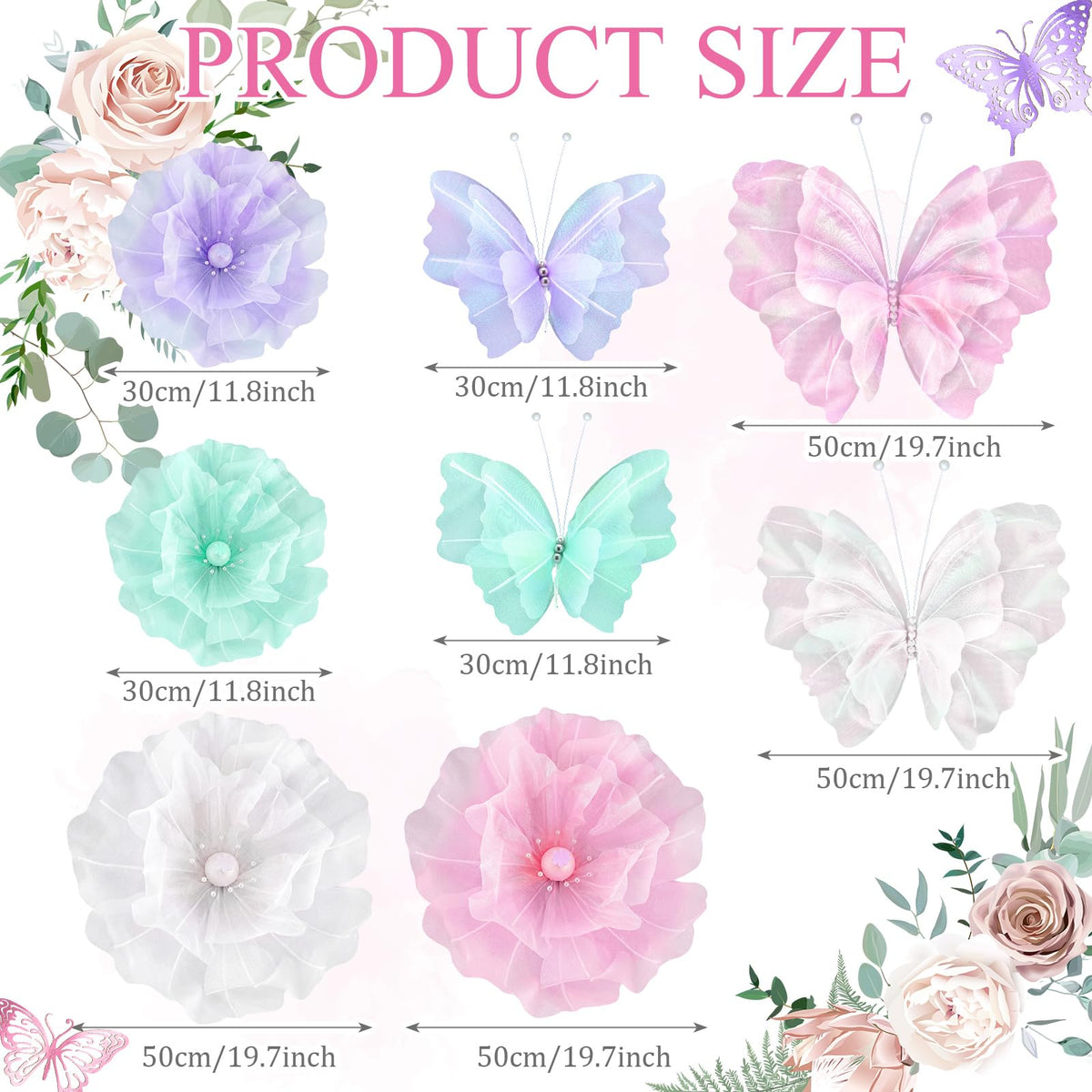 Cinnvoice giant flower decoration 20 inch adds vibrant party ambience.