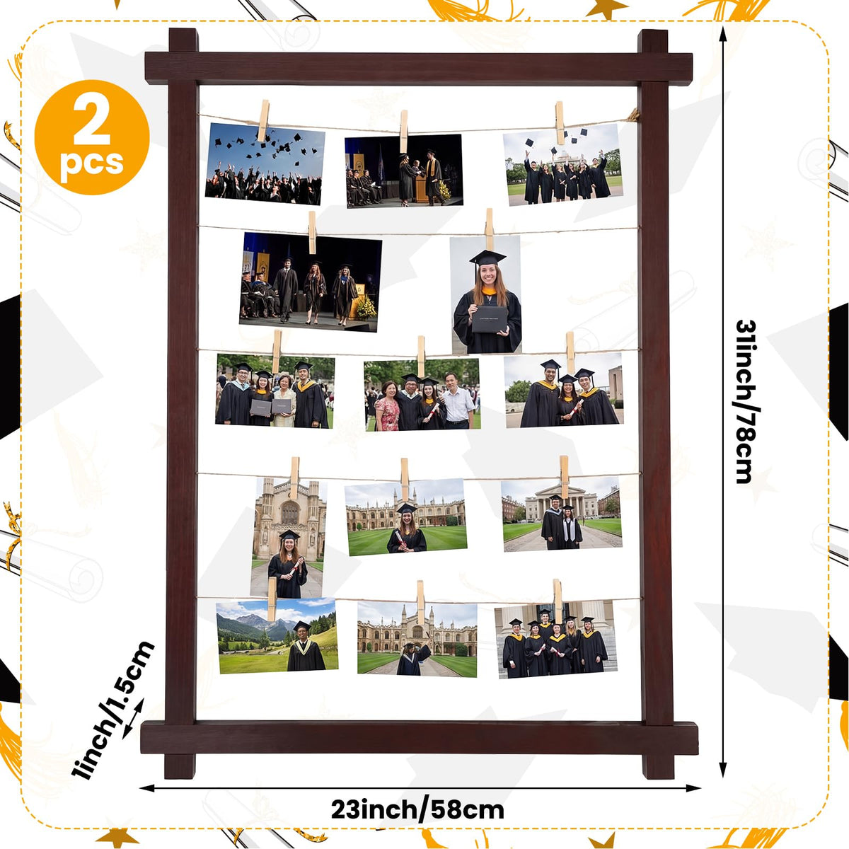 Cinnvoice board with warm LED lights adds soft ambience to photos.