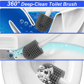 Cinola crevice scrubber reaches under rims and edges easily