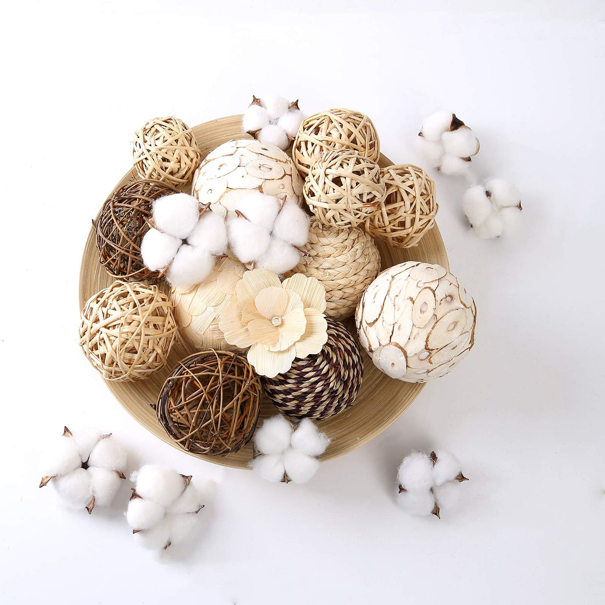 CIR OASES natural filler balls for bowls, trays, and DIY crafts