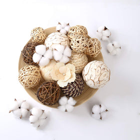 CIR OASES natural filler balls for bowls, trays, and DIY crafts