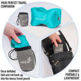 Soft TPU fabric on Circa Air knee pillow feels gentle against skin.