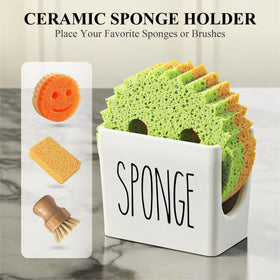 Cisily dish soap dispenser makes dishwashing convenient and organized.
