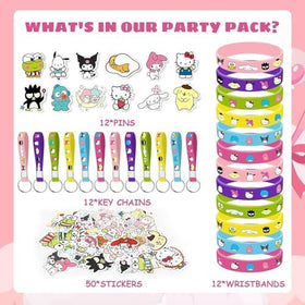 Citrine Garden Kitty-themed party gifts for cheerful favor distribution.