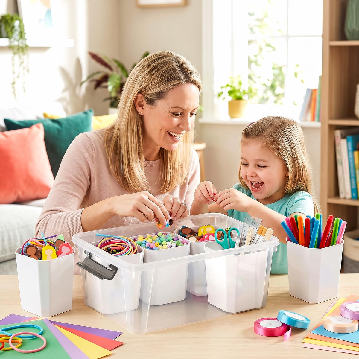 Citylife six inserts for craft dividers keep items separated and tidy.