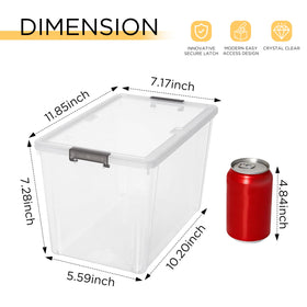 Citylife clear bin view shows contents at a glance for quick organization.