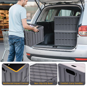 Citylife 64L bin with dimensions 23.35in by 15.28in by 12.01in