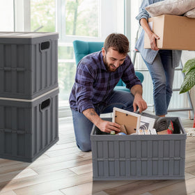 Citylife eco-friendly recycled polypropylene bin supports sustainable storage