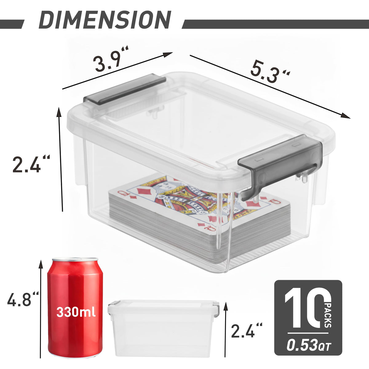 Citylife stackable storage bin demonstrates space-saving design for drawers and shelves.