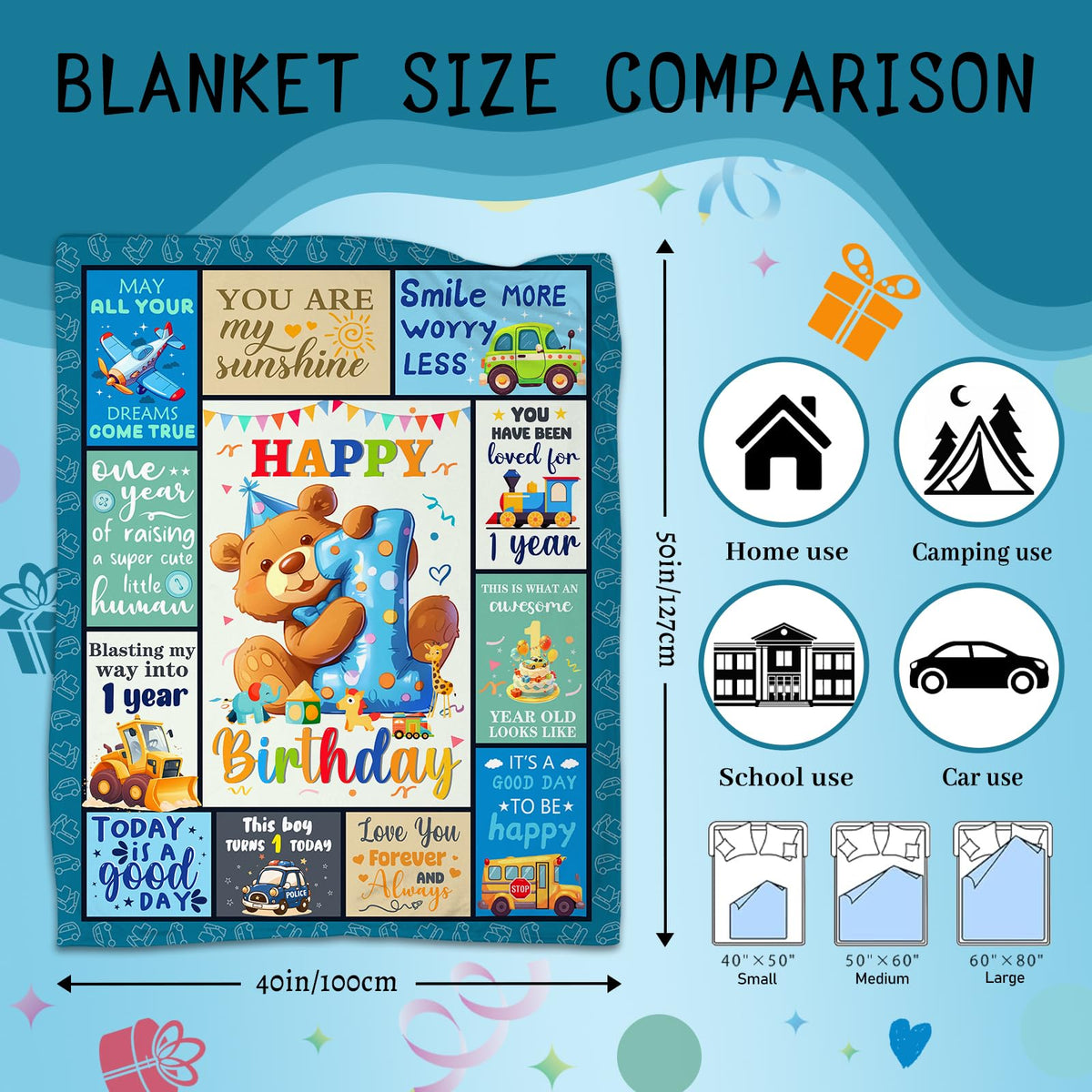 CIUGOIG cozy blanket as bedroom or living room decor accent