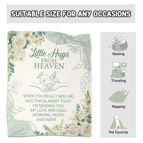 CIUGOIG miscarriage memorial blanket gift-ready packaging for thoughtful condolence gestures.