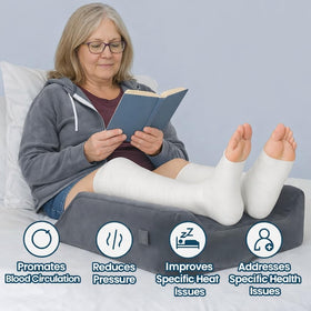 CIVJET stable 6 cm U-shaped groove reduces leg slipping for safe elevation.