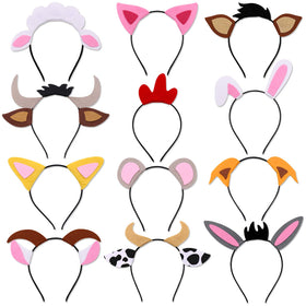 CiyvoLyeen barnyard mouse ear headband for playful party photos