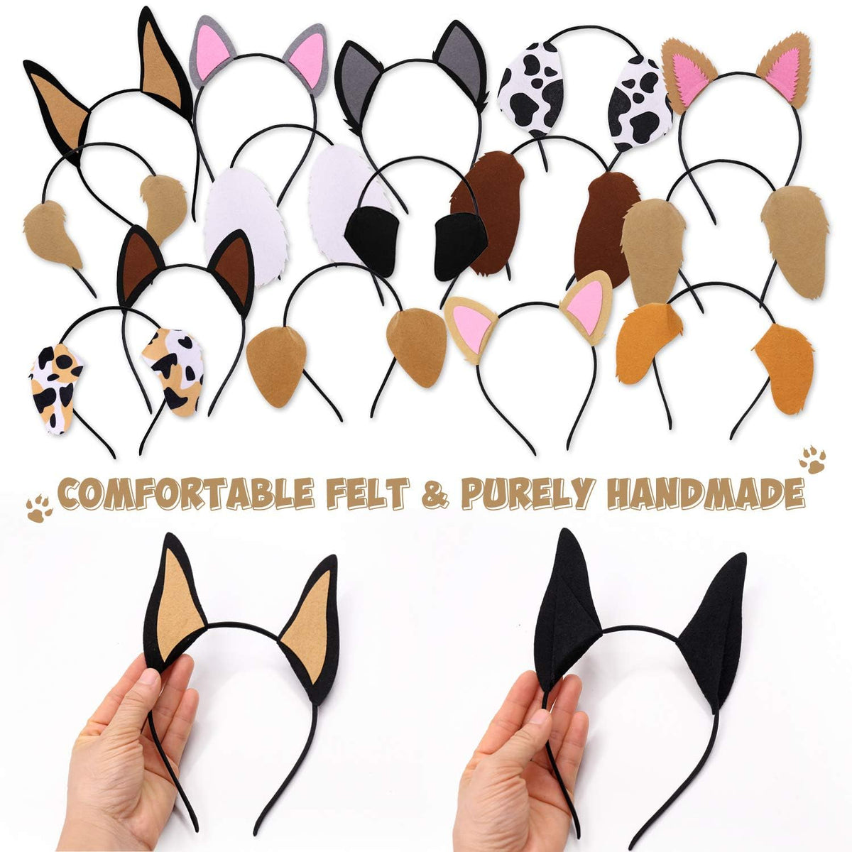 CiyvoLyeen dog costume headbands perfect for cake smash photos.
