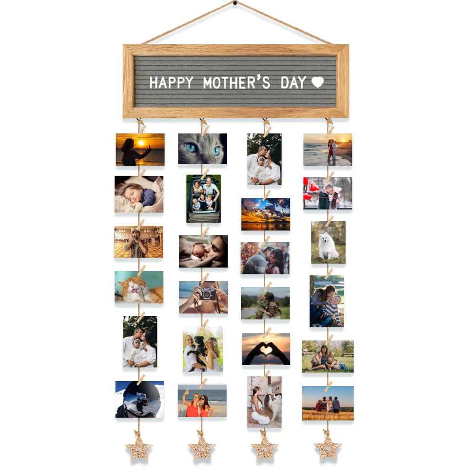 CJIAWYS collage wall frame setup for versatile dorm room display