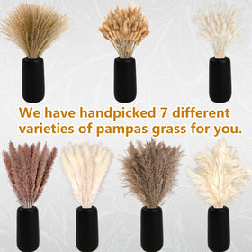 CKBT pampas grass centerpieces perfect for dining tables and mantels