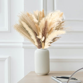 CKBT wedding arch decor with pampas provides graceful, airy accents