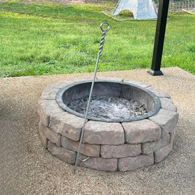 CKLT fire pit and fireplace use for versatile warmth