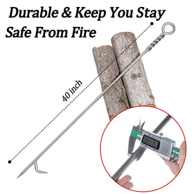 CKLT round rope-twist handle provides comfortable grip during tending