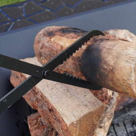 CKLT firewood tongs 28in feature heat-resistant handles for comfortable use near flames