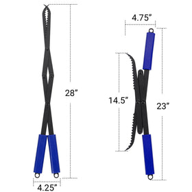 CKLT firewood tongs 28in ideal for indoor or outdoor fires from fireplace to campfire