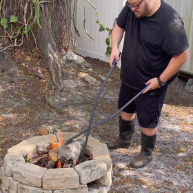 CKLT 40in tongs safely place logs with minimal effort.