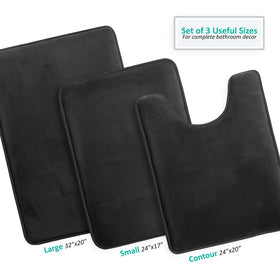 Clara Clark contour 24x20 with non-slip backing for secure footing.