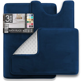 Clara Clark large 20x32 bath mat offers cushioned underfoot coverage