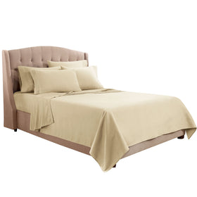 Clara Clark Flex Top King sheets fitted top-cut for easy bed setup on split king beds