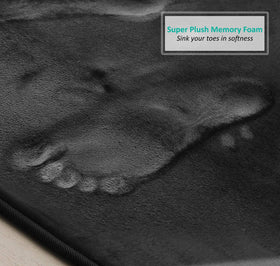 Clara Clark machine-washable bath rug for easy care.