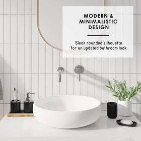 Clara Clark matte black soap dispenser for convenient handwashing