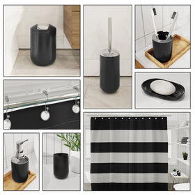 Clara Clark matte black tumbler as a stylish rinsing cup