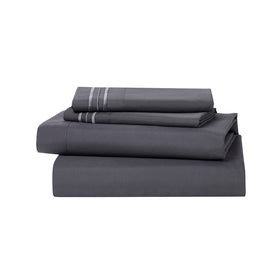 Clara Clark Premier 1800 care tips in charcoal show easy cold-wash durability