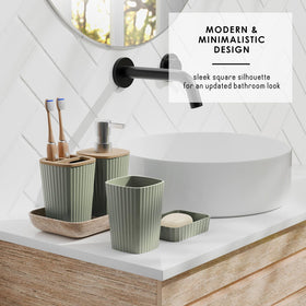 Clara Clark Sage Green tumbler adds color while keeping cups organized