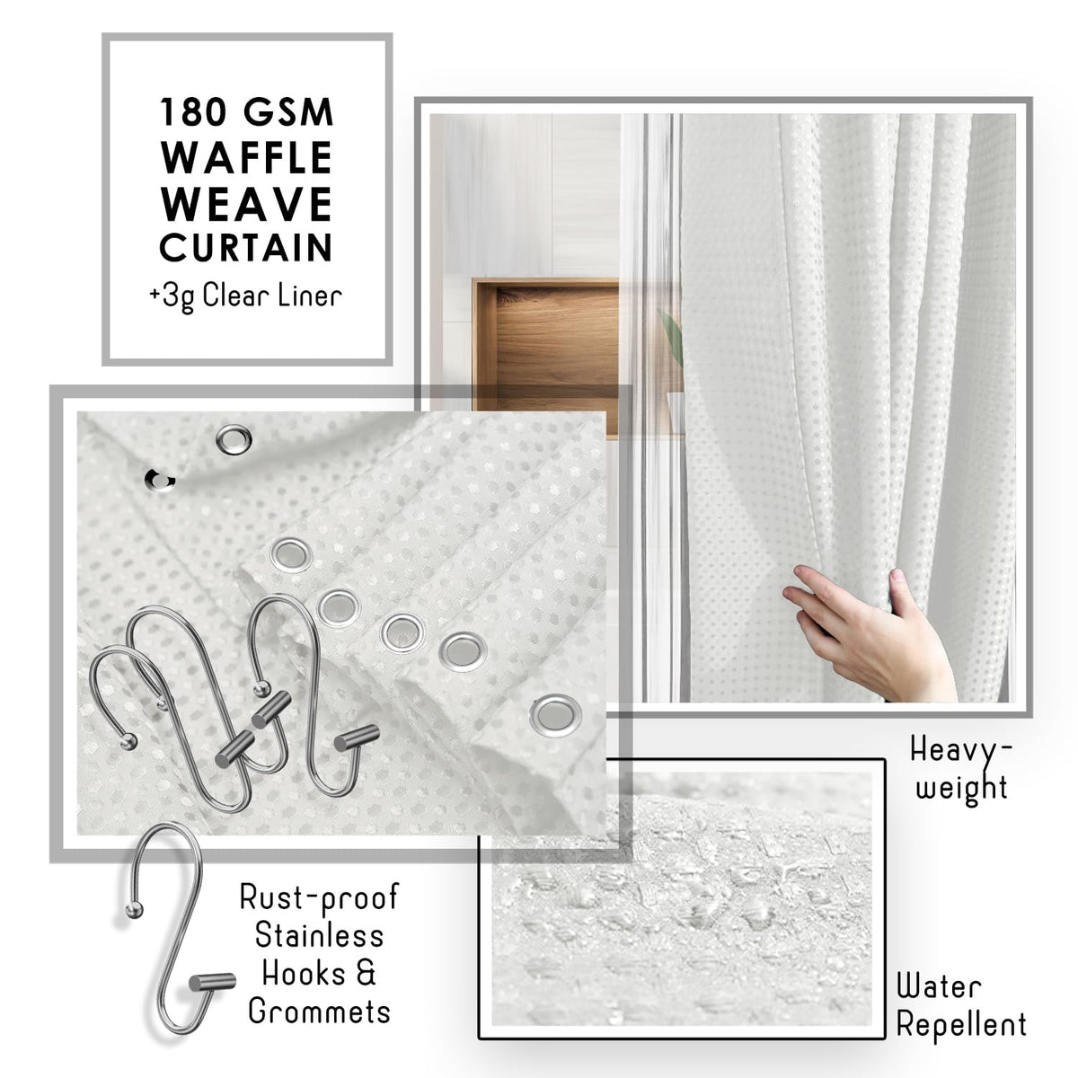 Clara Clark soap dish keeps soap within reach and dry.