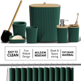 Clara Clark green tumbler adds simple daily organization.
