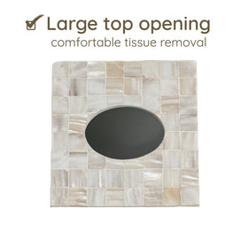 Oval opening on the CLAYNIX cover provides hassle-free tissue access.